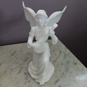 Lenox Nativity Angels in Celebration Figurine –White Bisque 1996 Limited Edition